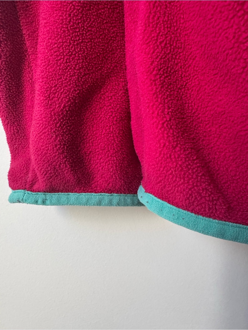 Patagonia Synchilla - Berry Pink with Teal Trim - Picture 7 of 7